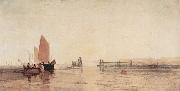 Joseph Mallord William Turner Die Chain-Pier von Brighton Sweden oil painting artist